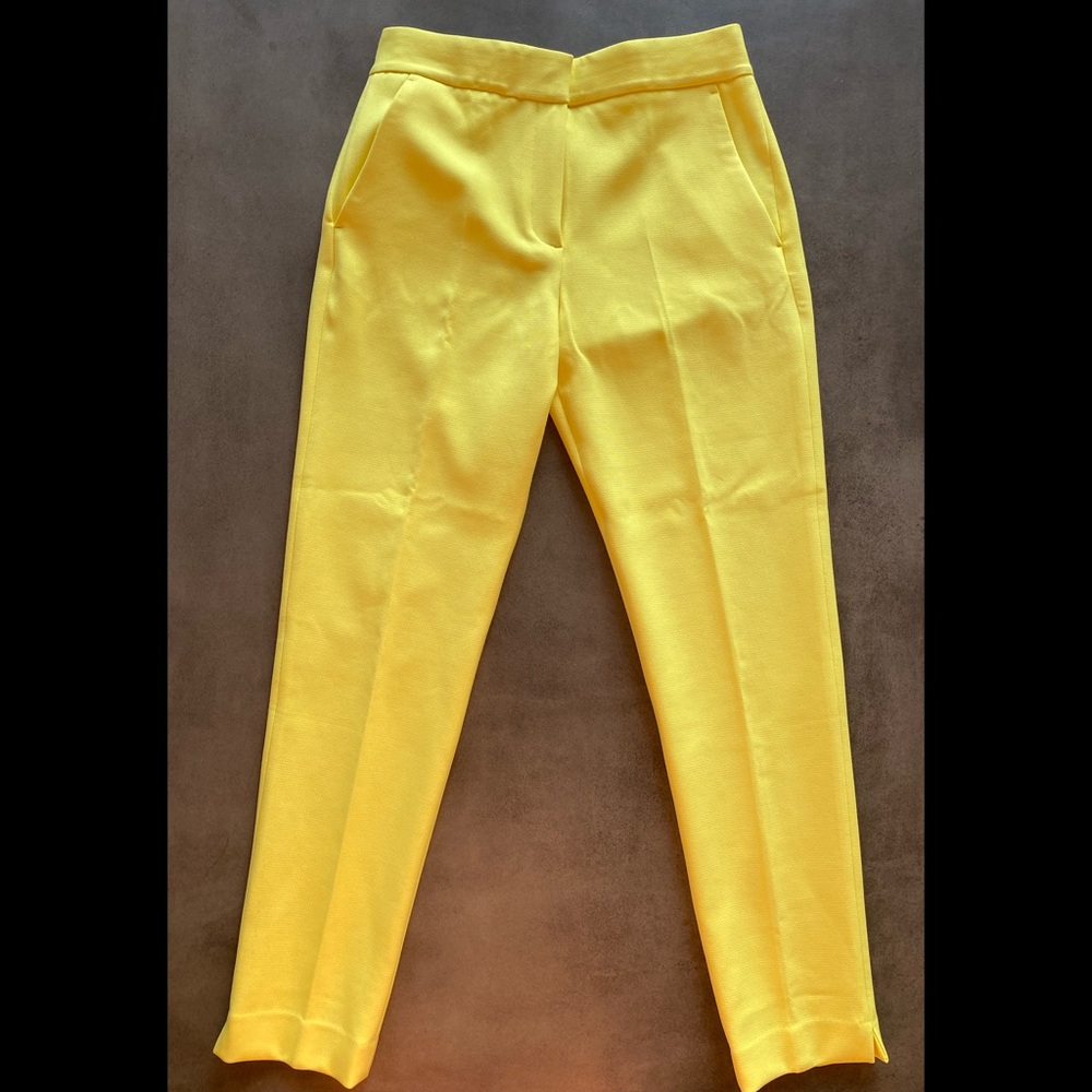 French Connection Lemon Tonic pants sz 2, 4